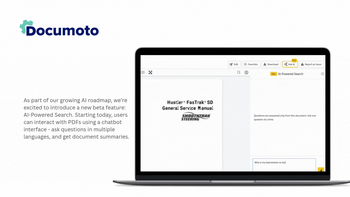 AI Powered PDF Search Header