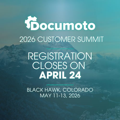 Documoto Customer Summit 2026 - FINAL REMINDER